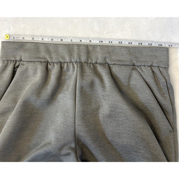 Adidas Climalite Jogger Pants Sz L Green Zip Pockets Pull On Zip Legs Athleisure - Picture 4 of 12